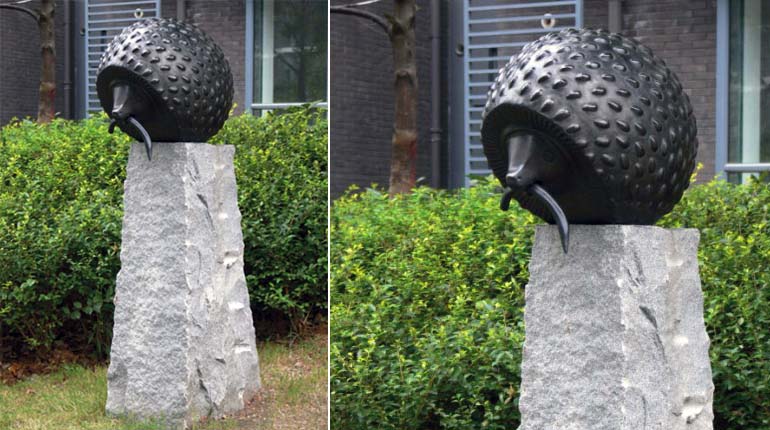 bonnie sculpture-Bronze Hedgehog Sculpture770x430