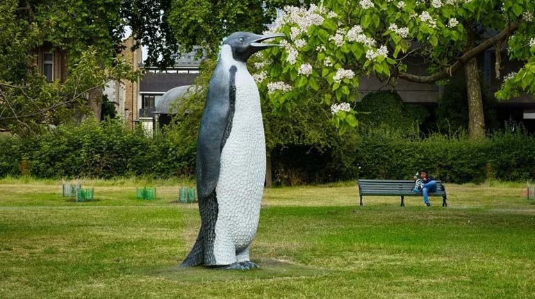 bonnie sculpture-Bronze&Resin Animal Sculpture Penguin Sculpture770x430