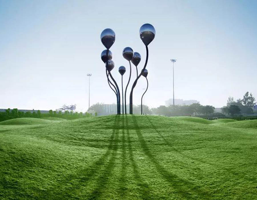 bonnie sculpture-Metal Sculpture Stainless Steel Balloon Sculpture