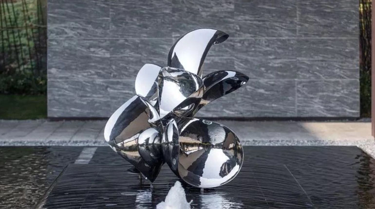 bonnie sculpture-Modern Stainless Steel Sculpture Water Feature Sculpture770x430